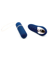 Nu Sensuelle Rechargeable Silicone Bullet Plus with Remote Control  - Navy Blue