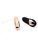 Nu Sensuelle Rechargeable Silicone Bullet Plus with Remote Control  - Rose Gold