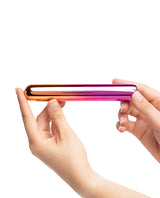 Nu Sensuelle Aluminium Rumba Rechargeable Warming Bullet - Rainbow