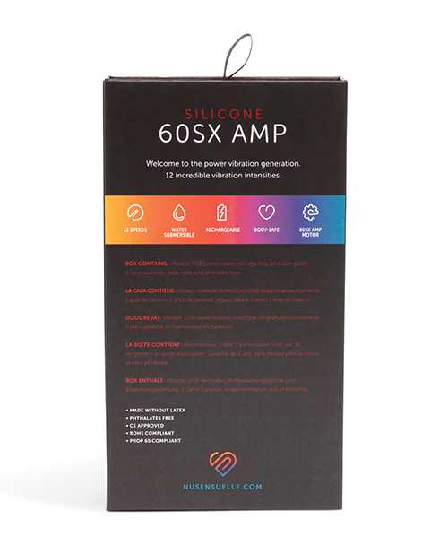 Nu Sensuelle 60SX AMP Silicone Rechargeable Bullet - Coral/Rose Gold