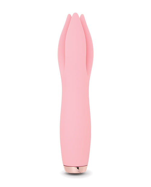Nu Sensuelle Tulip Silicone Rechargeable Clitoral Stimulator - Millennial Pink