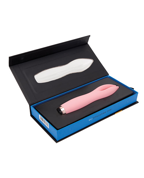 Nu Sensuelle Tulip Silicone Rechargeable Clitoral Stimulator - Millennial Pink