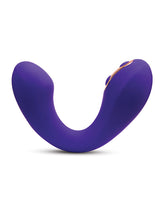 Nu Sensuelle Libi Flexible Rechargeable Silicone G-Spot Vibrator - Deep Purple