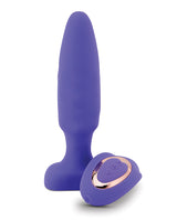 Nu Sensuelle Andii Fino Roller Motion Rechargeable Silicone Anal Plug with Remote Control - Ultra Violet