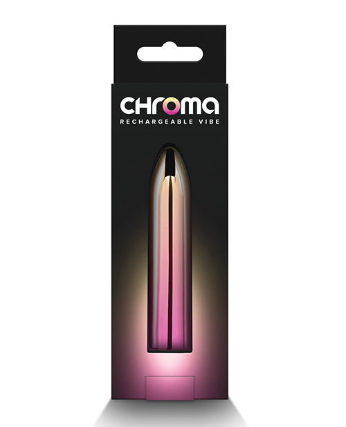 Chroma Sunrise Rechargeable Vibrator - Medium - Multicolor