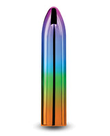 Chroma Rainbow Rechargeable Vibrator - Medium - Multicolor