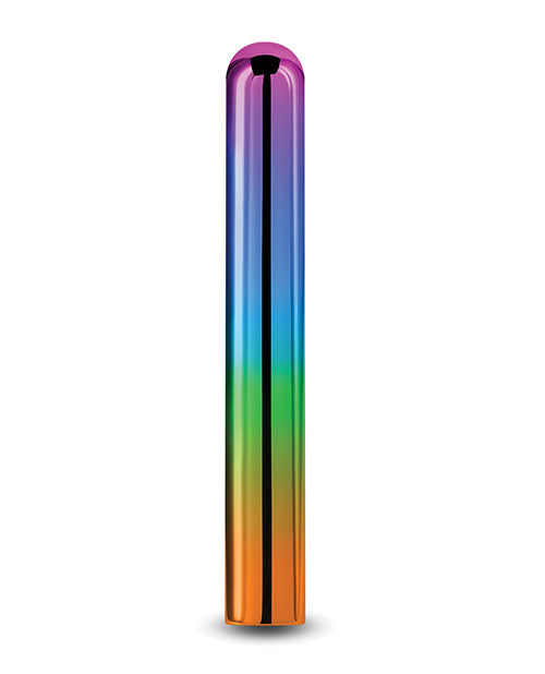 Chroma Rainbow Rechargeable Vibrator - Large - Multicolor