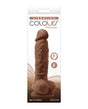 Colours Pleasures 5" Vibrating Dildo - Brown