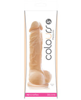 Colours Pleasures 5" Dildo w/Suction Cup - Flesh