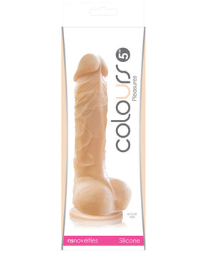 Colours Pleasures 5" Dildo w/Suction Cup - Flesh