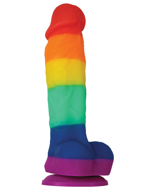 Colours Pride Edition Silicone Dildo 5in - Rainbow