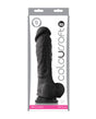 ColourSoft 8" Soft Dildo - Black