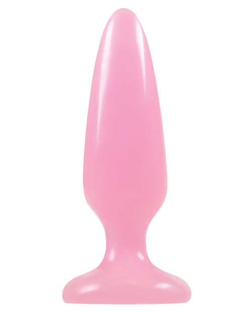 Firefly Pleasure Plug Butt Plug Glow In The Dark - Pink