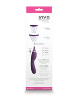 Inya Triple Delight Rechargeable Silicone Vibrator - Purple