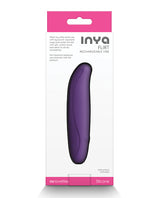 Inya Flirt Rechargeable Silicone Vibrator - Purple