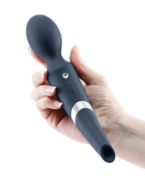 Sugar Pop Aurora Rechargeable Silicone Wand - Blue