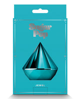 Sugar Pop Jewel Rechargeable Silicone Clitoral Stimulator - Teal