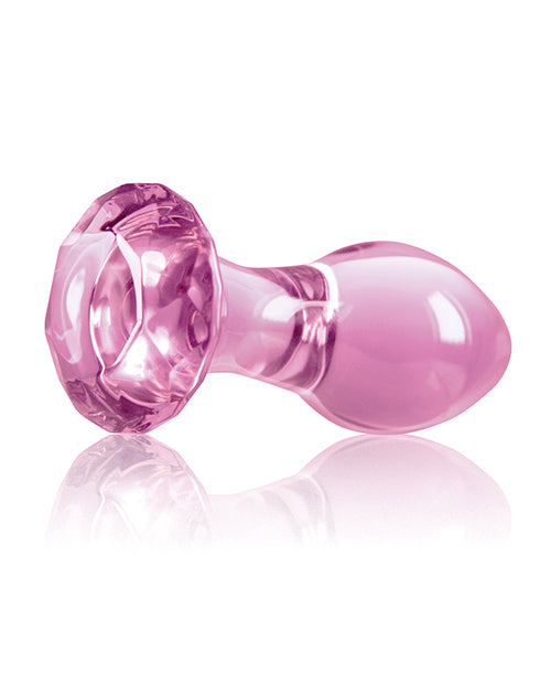 Crystal Premium Glass Gem Probe - Pink