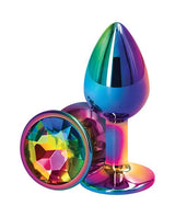 Rear Assets Multicolor Anal Plug - Small - Rainbow