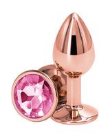 Rear Assets Rose Gold Anal Plug - Small - Pink