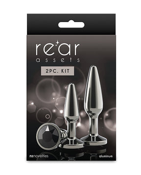 Rear Assets Tapered Trainer Kit Gunmetal - Black