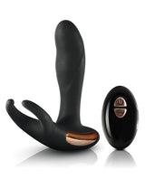 Renegade Sphinx Rechargeable Silicone Warming Prostate Massager with Remote Control - Black