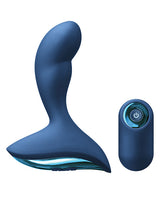 Renegade Mach 2 Rechargeable Silicone Vibrating Prostate Stimulator with Remote Control - Blue