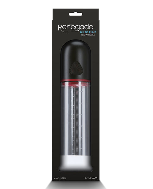 Renegade Bulge Rechargeable Penis Pump - Black