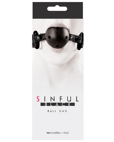 Sinful Ball Gag - Black