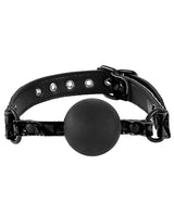 Sinful Silicone Ball Gag - Black