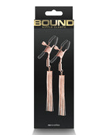 Bound D2 Nipple Clamps - Rose Gold