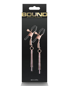 Bound D3 Nipple Clamps - Rose Gold