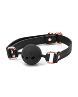 Bondage Couture Silicone Ball Gag - Black