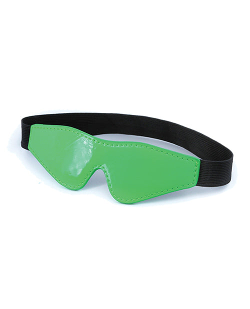 Electra Play Things PU Leather Blindfold - Green