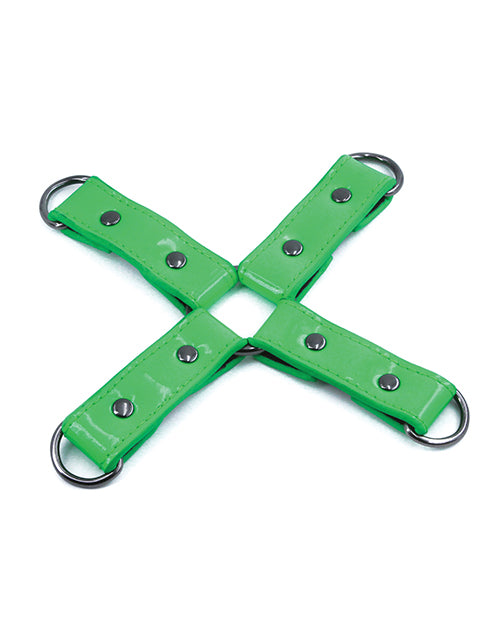 Electra Play Things PU Leather Hog Tie - Green