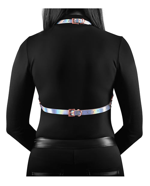 Cosmo Harness Vamp Chest Harness - Small/Medium - Rainbow