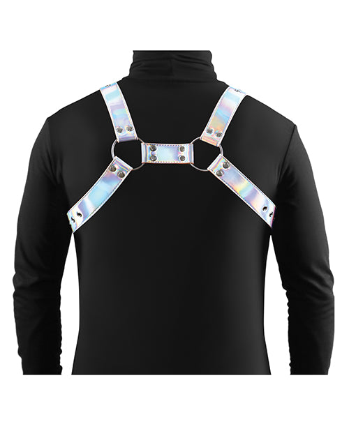 Cosmo Harness Rogue Chest Harness - Large/XLarge - Rainbow