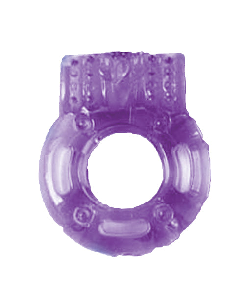 The MachO Vibrating Cock Ring - Purple