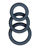 Ram Ultra Cocksweller Silicone Cock Rings - Black