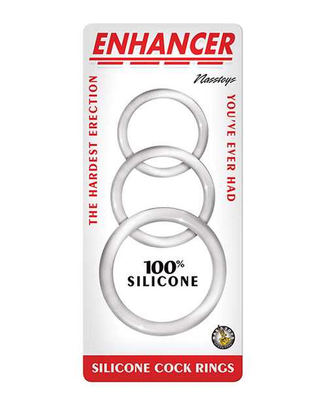 Enhancer Silicone Cockrings - Clear