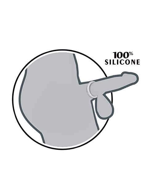 Enhancer Silicone Cock Rings - Clear