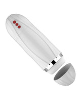 Vibrating Cocksucker Rechargeable Masturbator - White