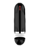 Vibrating Cocksucker Rechargeable Masturbator - Black