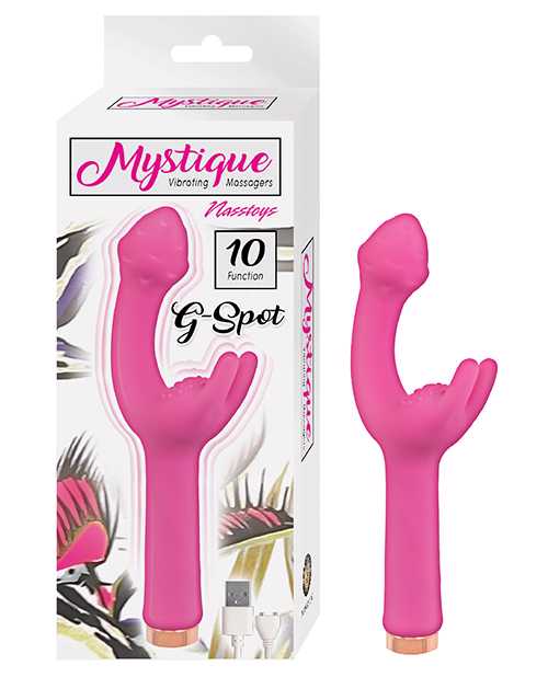 Mystique Vibrating G Spot Massager - Pink