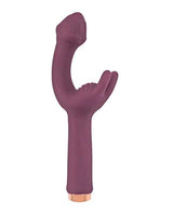 Mystique Vibrating Massagers Rechargeable Silicone G-Spot Vibrator - Eggplant