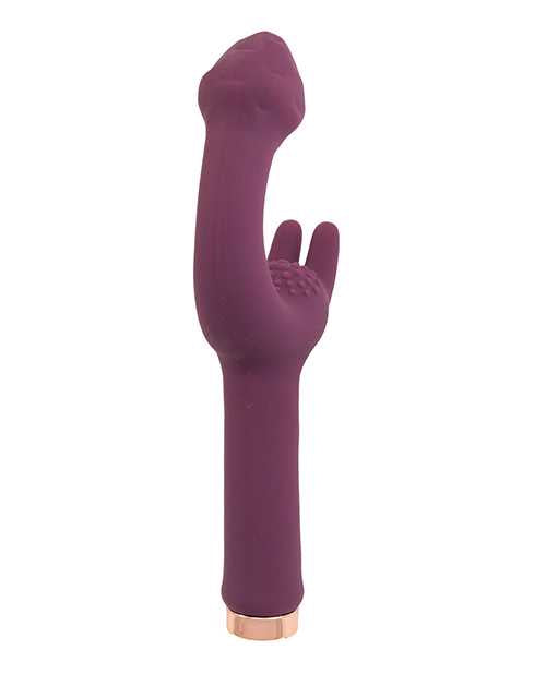 Mystique Vibrating Massagers Rechargeable Silicone G-Spot Vibrator - Eggplant