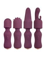 Lovers Kits Temptation Rechargeable Silicone Vibrator - Eggplant