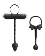 Enhancer Silicone Cock Rings (2 Pack) - Black