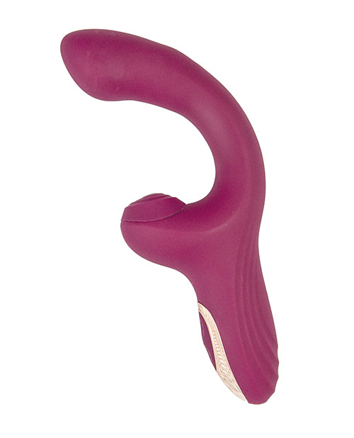 Blaze Heat-Up Thumper Massager - Eggplant