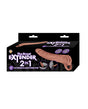The Great Extender 2 in 1 9" Extender & Masturbator - Brown